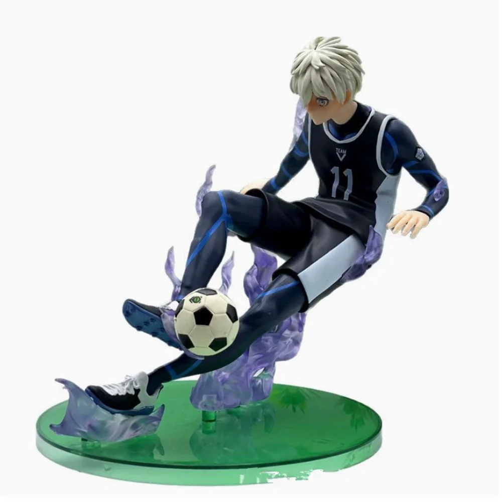 

18cm BLUE LOCK Anime Figure Nagi Seishiro PVC Action Figure Charce Lacroix Figurine Collectible Model Toys Kid Gift