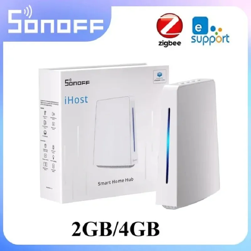 بوابة Sonoff Zigbee SONOFF iHost Smart Home Hub 2GB/4GB بوابة تدعم WiFi Lan Control Open API Data Storage