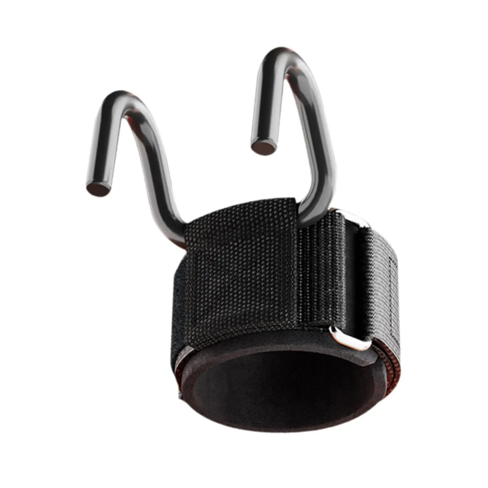 Pulldown Lifting Wrist Strap Heavy Duty Hook Grip Metal Nylon Durable Gym Accessory for Men Strength Workouts