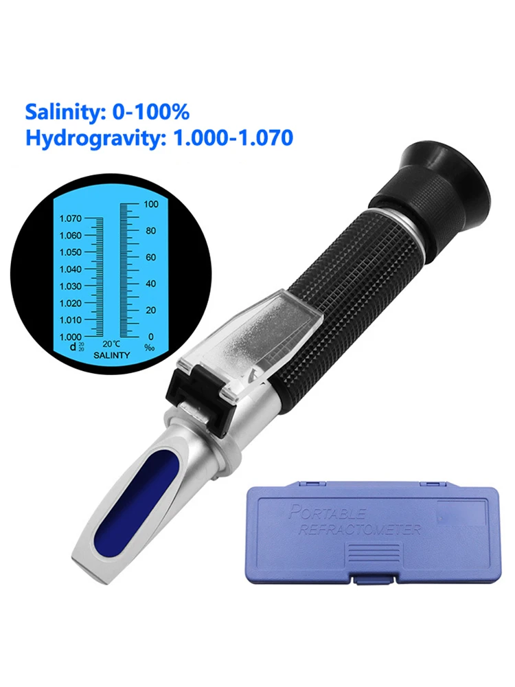 0-32% Refractometer Brix Sugar Beer ATC Refratometro Concentration Tester Measurement Wort SG Liquor Alcohol Meter 1.000-1.070