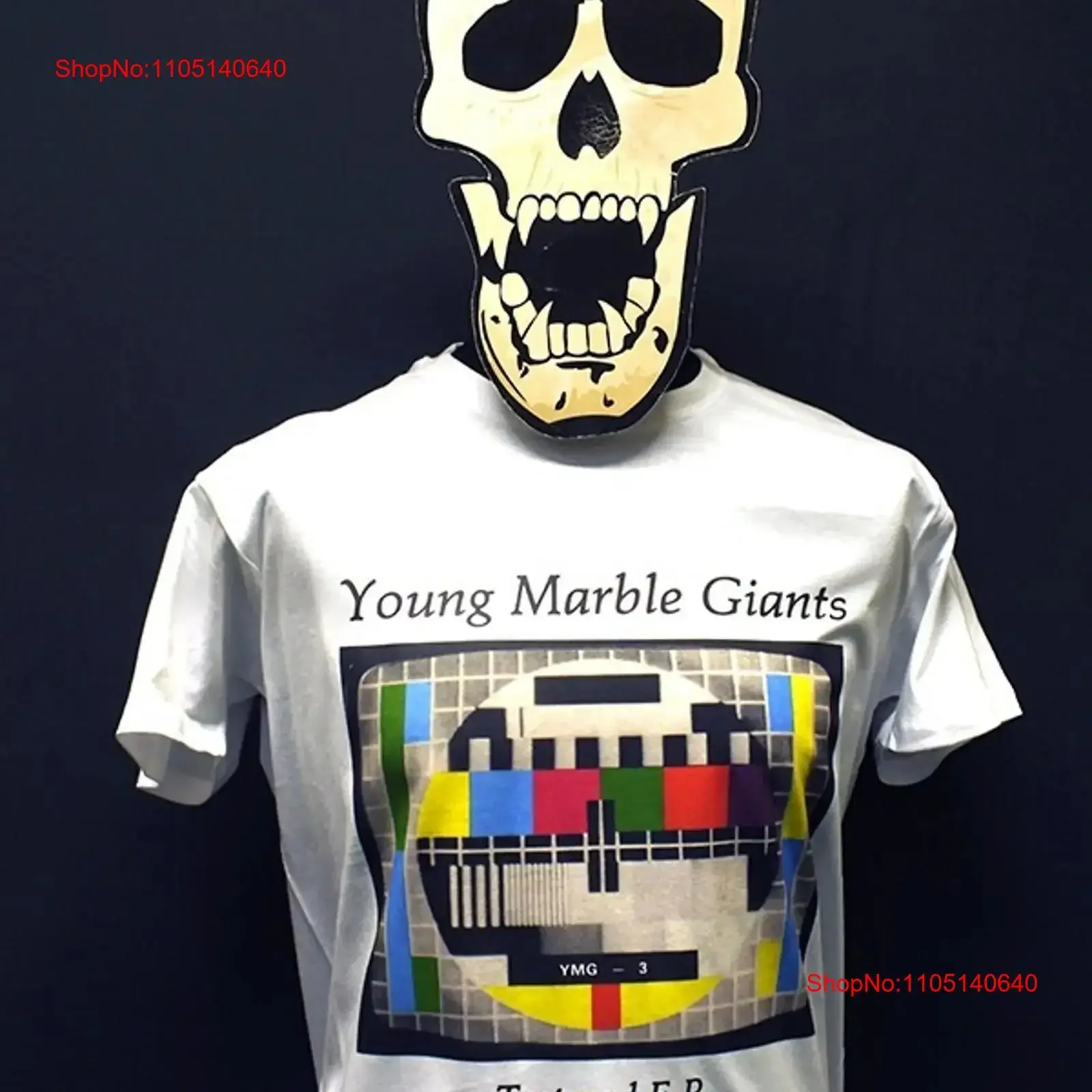 

Футболка Young Marble Giants Testcard E P, винтажная стираная мужская повседневная дышащая стильная растянутая модная слегка графическая футболка