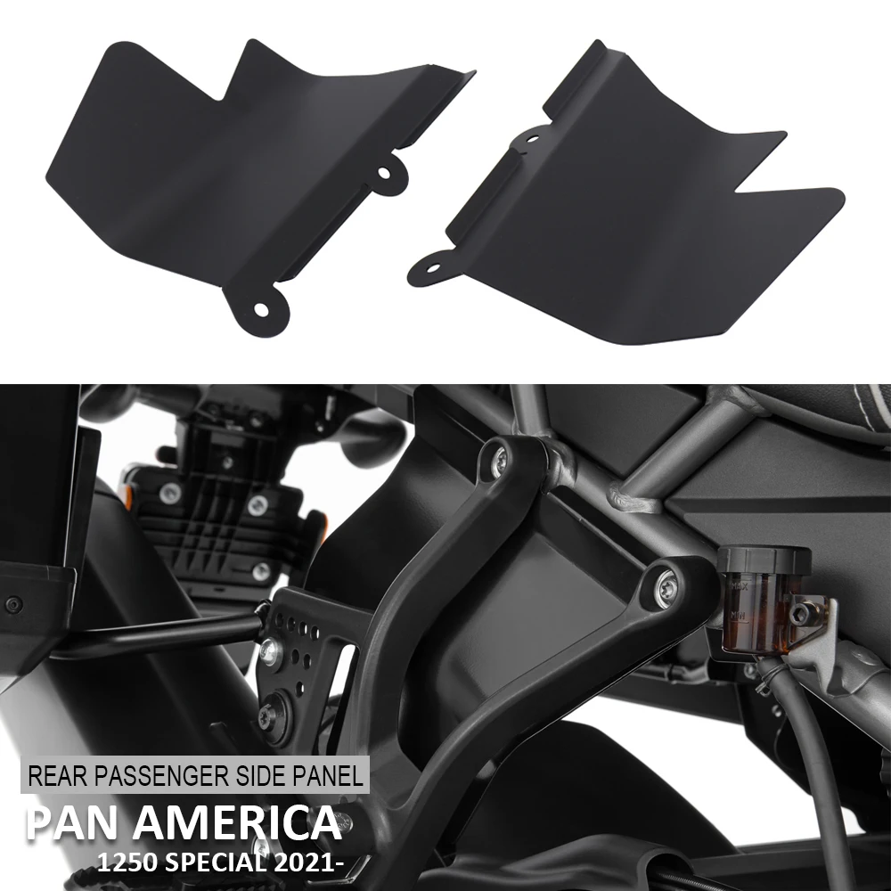 

Motorcycle Accessories Passenger Footrest Side Frame Cover Fender Splash Guard For Pan America 1250 S Special PA1250 2021 2022