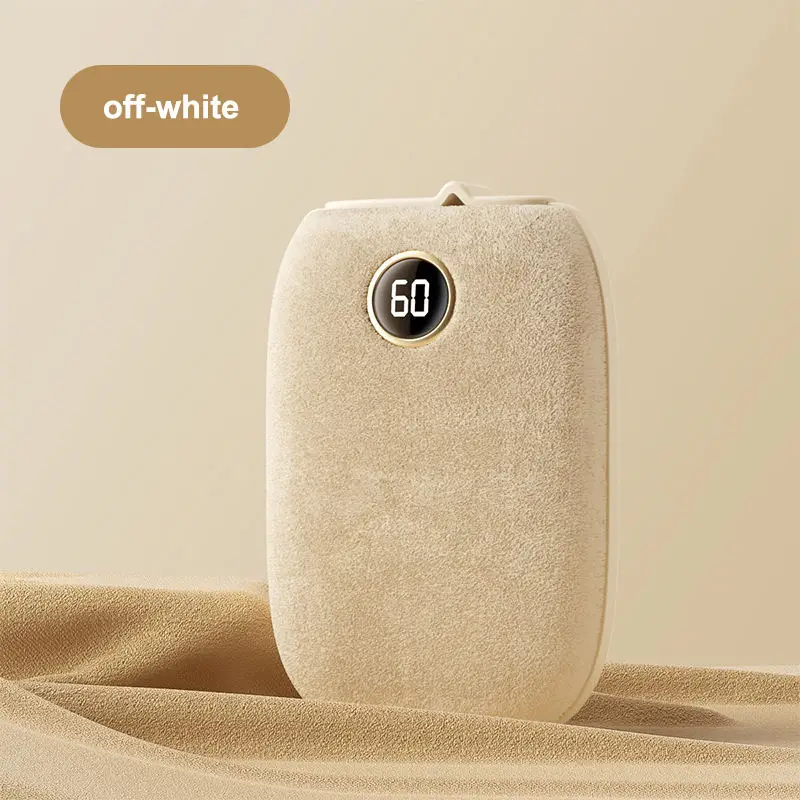 Reusable Digital Display 2-in-1 USB Rechargeable High-Capacity Portable Mini Hand Warmer Power Bank