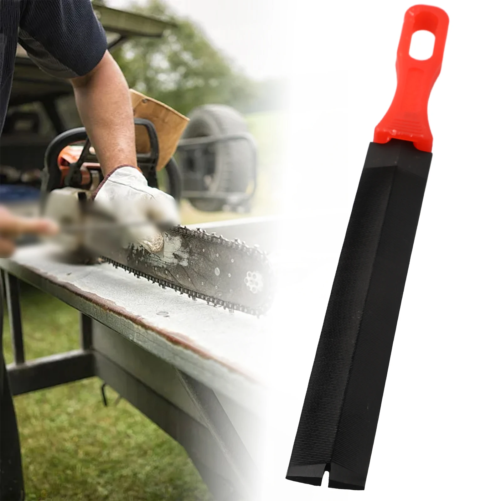 Diamond Shaped Files Hand Saw For SharpFor Ening And StraightFor Ening Steel And Rubber Handle For Comfortable Tool Use