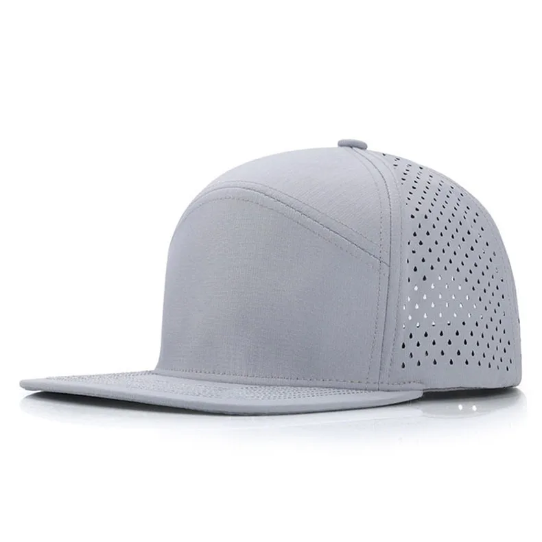 Individuell besticktes Logo, 6-Panel-Snapback-Cap, atmungsaktive Baumwolle, für Herren und Damen, atmungsaktive Outdoor-Baseballkappe, Hip-Hop-Mütze – Detail 11