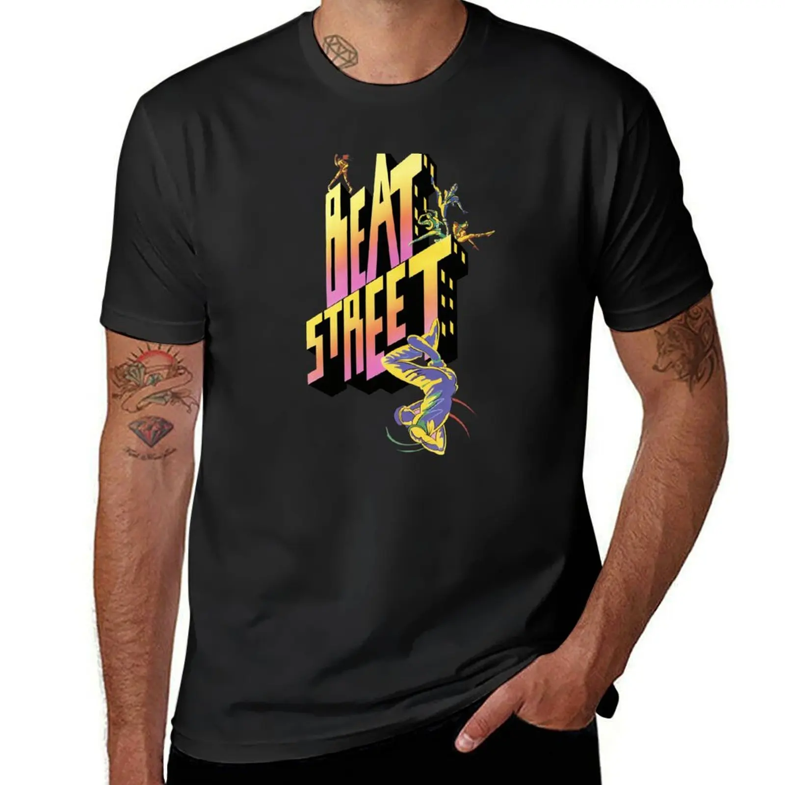 

Beat Street T-Shirt Man t-shirt blue archive football t shirt summer clothes sweat shirts, men