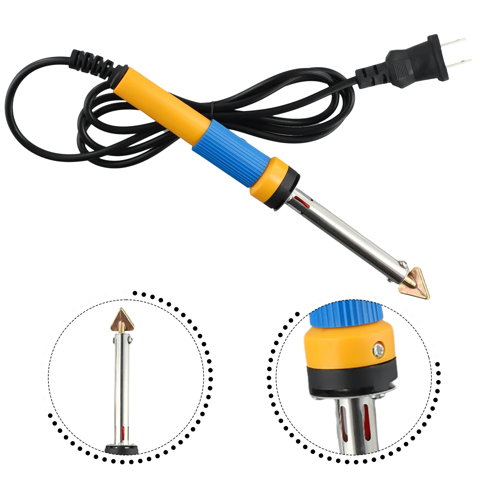 80W Electric Soldering Iron 110V Solder Iron Professional Tin Welder Heat Pencil Welding Repair Tool Car Bumper Welder Repair