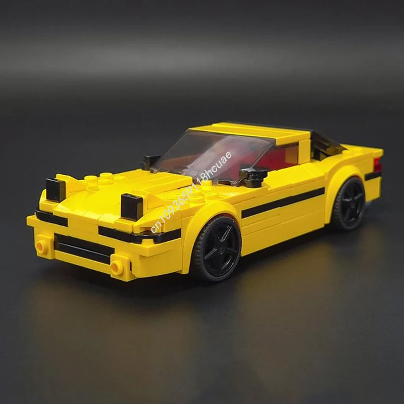 

232pcs MOC Toyotaes Supra A70 City Champions Super Car Building Blocks Adult Collector Children's Model Christmas Toy Gift