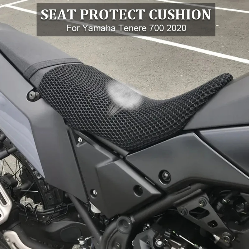 tenere 700 non-slip insulation pad Suitable for Yamaha TENERE700 t7 t 700 2020 cooling seat cover motorcycle 3d honeycomb mesh
