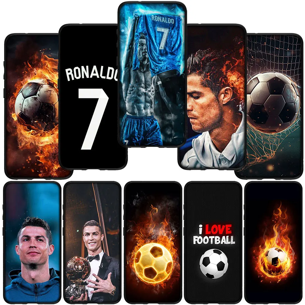 Football No 7 Soccer Number No7 Soft Cover Case for Xiaomi Redmi Note 13 8 7 12 Pro C A3 13C 12C 8A 7A 8T A3X 4G 5G Phone Casing