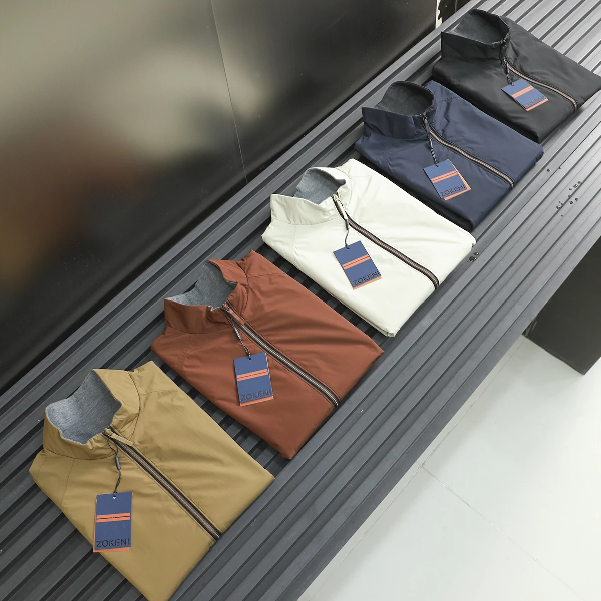 

High-End 3D Stereo Tailored Men's Outdoor Commuting Stand Collar Vest Waterproof Windproof Faion Urban Sle Autumn Season