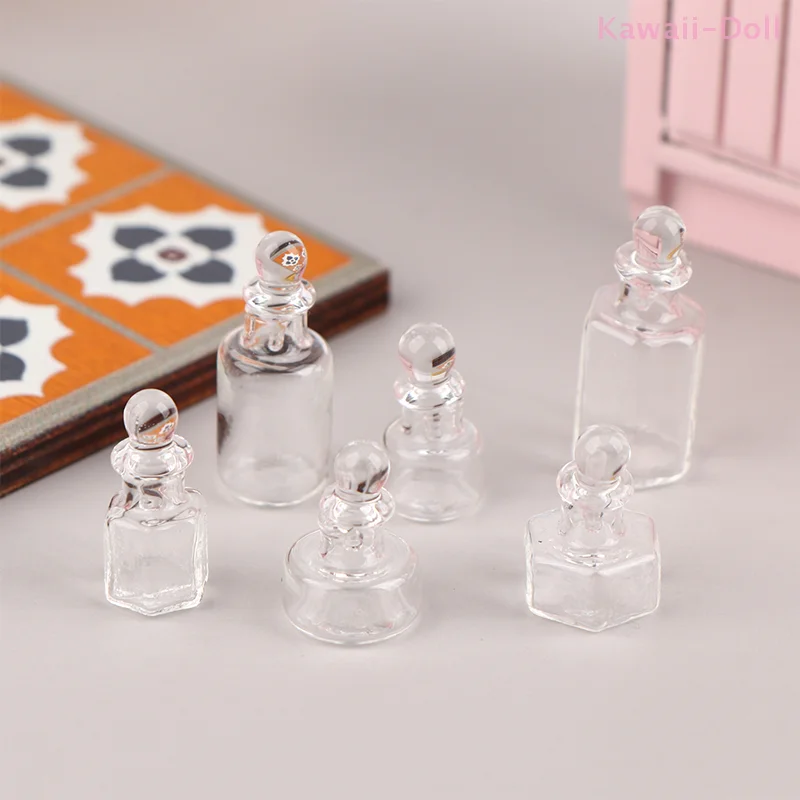 Mini bouteille en verre Vintage mignonne, Pot européen, accessoires de scène de tournage, décoration de maison de poupée, 1 pièce