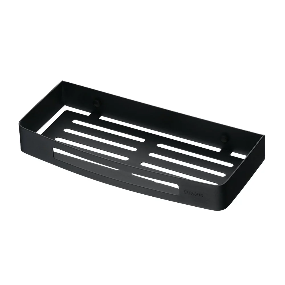 

BA9287B Black Stainless Steel 304 Bathroom Storage Organizer Shower Shelf Shower Caddy Rack