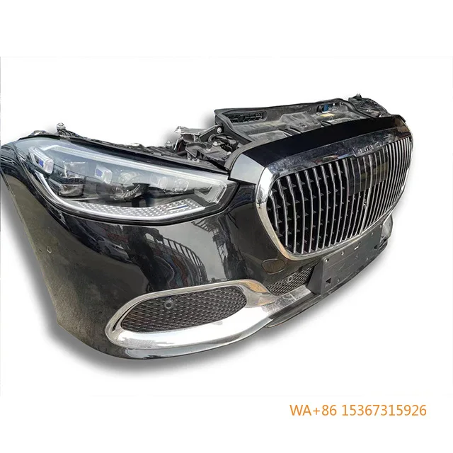 

for Premium Car Bumper For S580 W223 Front Bumper Assembly with Grille and Radiator Fan