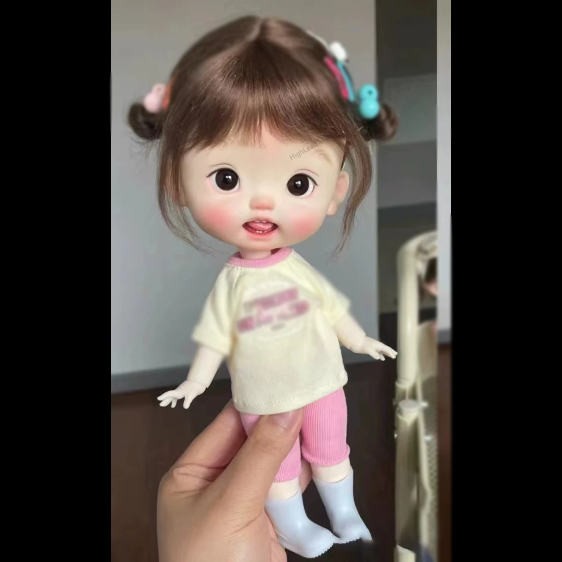 New 1/6 BJD Doll Big Head With Body No Face up NudeDoll High Quality Ball Jointed Dolls Without Makeup BJD Toys