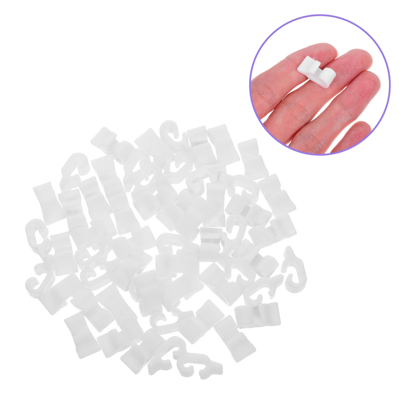 

100pcs Pet Cage Clips Quick Assembly For Dog Cat Rabbit Playpen Enclosure Replacement Spring Latch Hardware Buckle Connectors