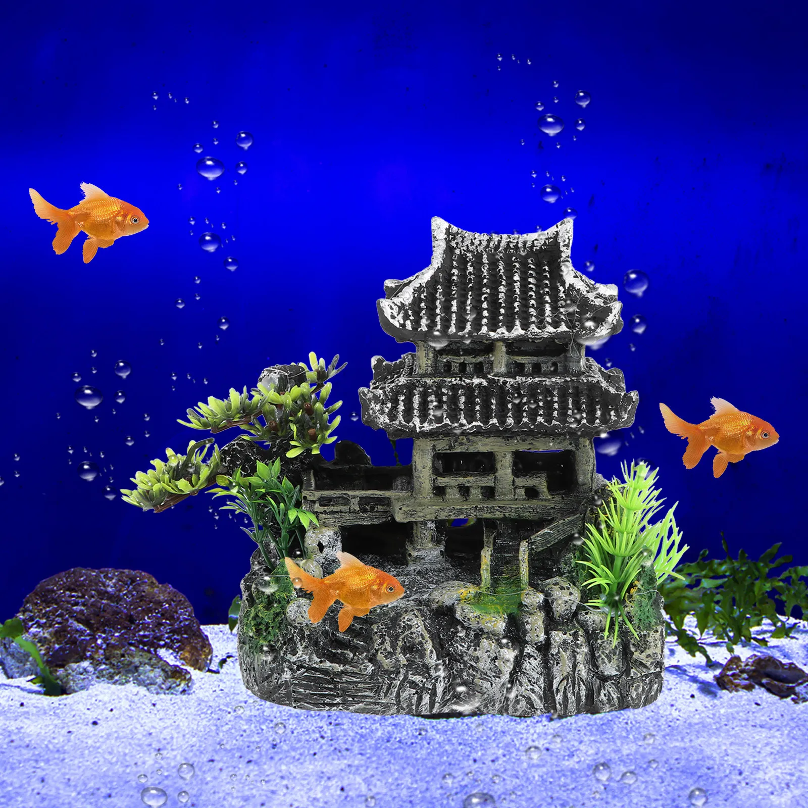 人工水槽装飾品 レジン製クラフト 魚タンクオーナメント ユニ - Aquarium Fish Unique のレビューと価格