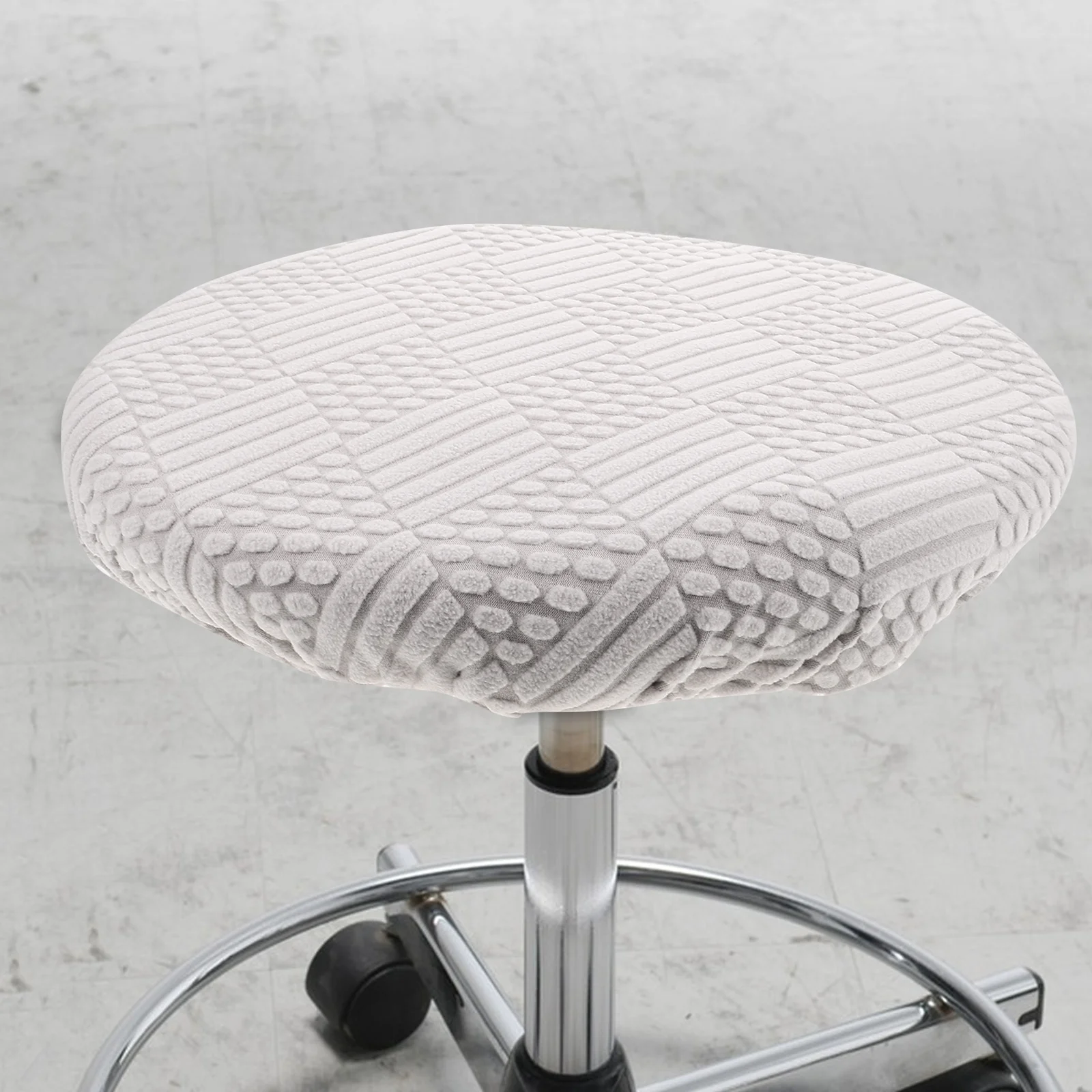 

Elastic Round Chair Seat Covers 11-14 Inch Stretchable Dining Stool Cushion Slipcovers Kitchen Office Home Use