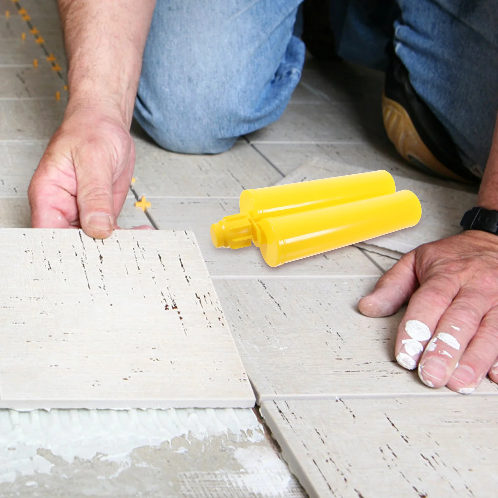 4 مجموعات من أنابيب السد القابلة لإعادة الاستخدام 400 مللي خرطوم بلاستيكي فارغ للبلاط RV ختم المنزل لتقوم بها بنفسك مشاريع أنبوب مانع التسرب القابل لإعادة الملء #6