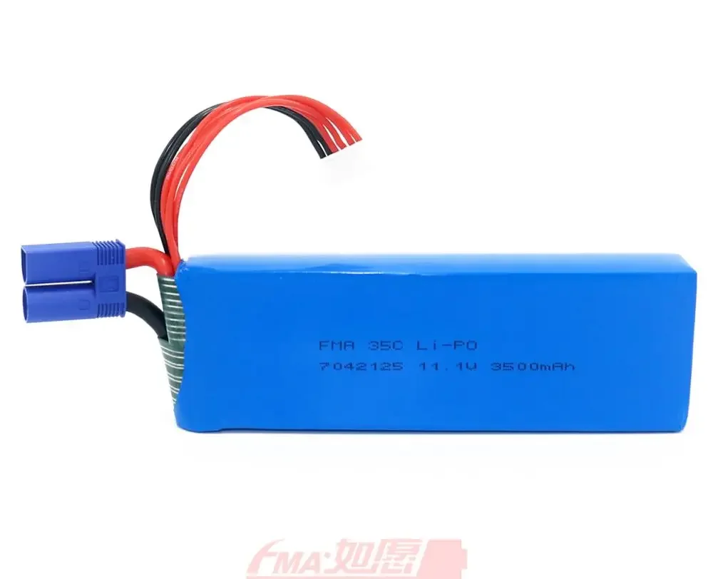 Model Plane Boat RC car UAV Unmanned Drone Li-Po Battery 11.1v 3500mAh 35C DIY for Muti-Function Jump Starter inside cells