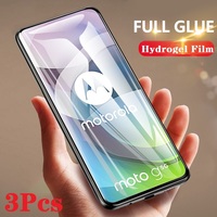 3Pcs Hydrogel Film For Motorola Moto G22 G20 G100 G30 G31 G41 G50 G51 G62 G52 G82 Power Screen Protector