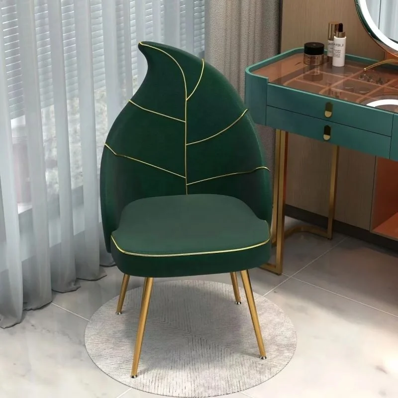 */ Modern Luxury Designer Dining Chair Effie Living Room Furniture With Fabric Lounge And Metal