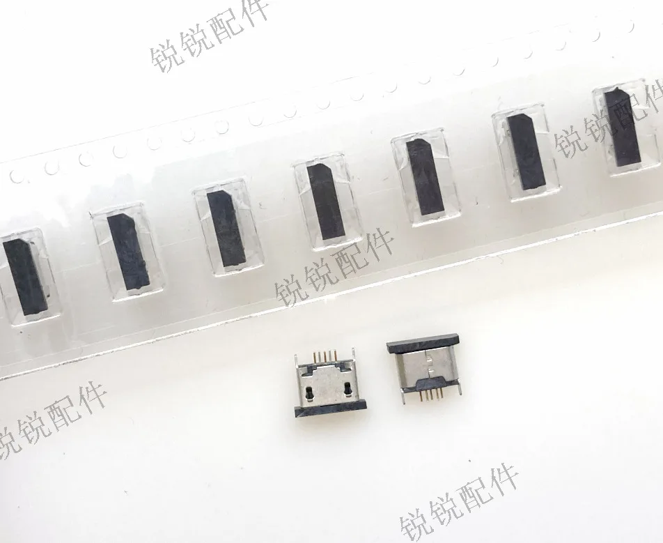 For vertical MICRO 5P USB female seat 180 degrees, Mike 5P tail plug 5 pins 2 pins USB socket, fog tin