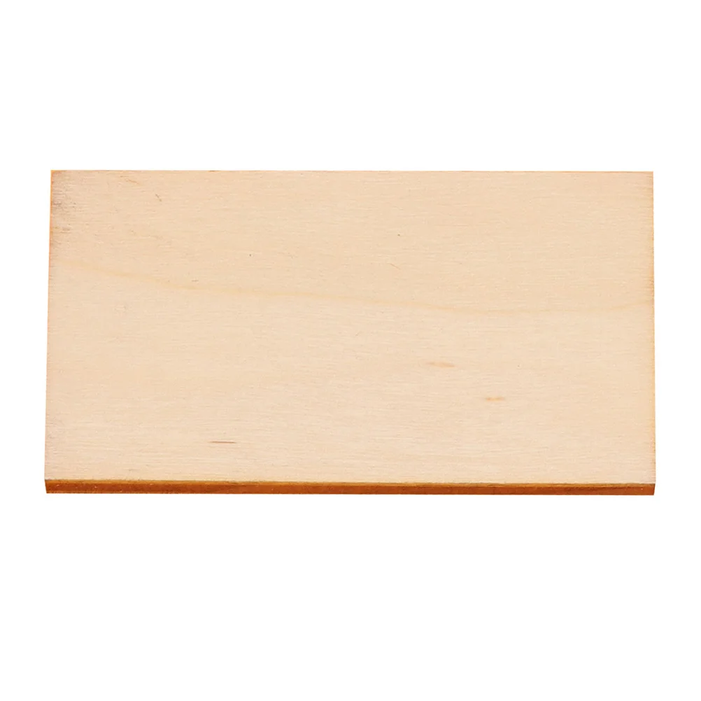 

30Pcs Wooden Slices Rectangle Design 2mm Thick Lightweight Wood Chips DIY Creative Crafts Party Decor Wooden Slices