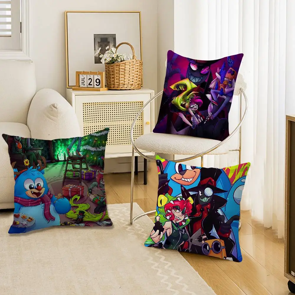 Cartoon Villainous Anime Personalized Pillow Cover Kids Bedroom Wild Party Decor Pillowcase Kid Birthday Shower Gift