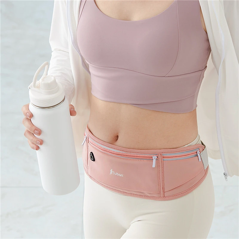 Heuptas Sport Heren Riem Tas Ultra-Dunne Waterdichte Mini Vrouwen Run Licht Heuptas Anti-Diefstal Heuptas Onzichtbaar Borstpak