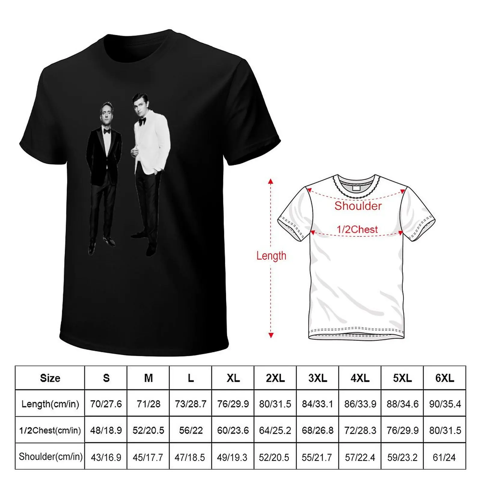 Fancy Cousin Greg & Tom - Succession T-Shirt Casual Fashion Print Tee Top
