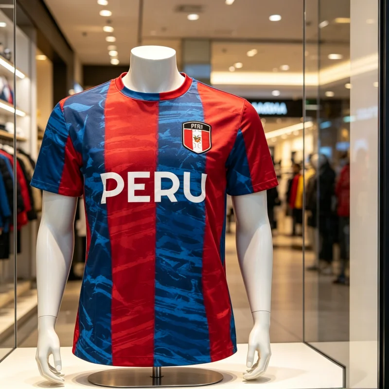 2026Peru Customized Fan Designs Football T Shirts for National Emblem Sports Breathable Comfortable Family Parent Child Clothing