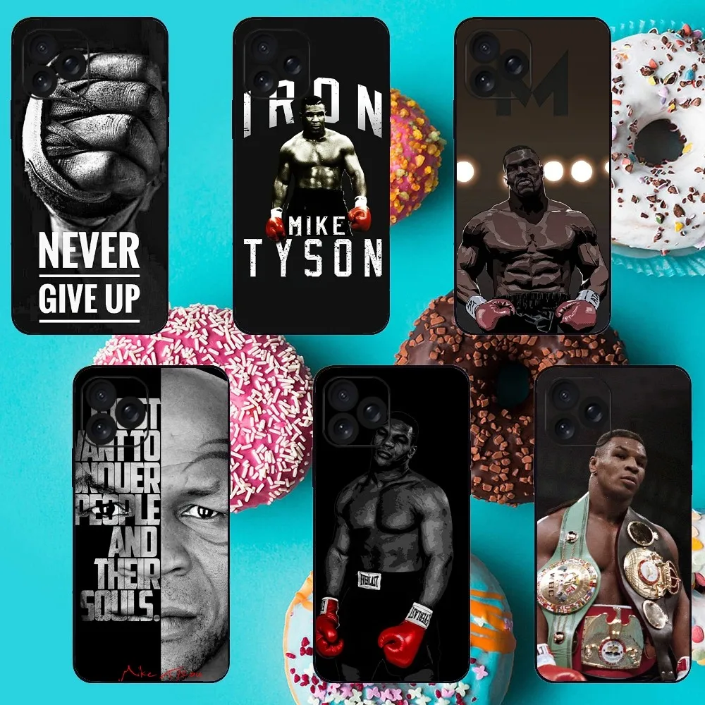 Mike Tyson Boxer Man Phone Case For iPhone 8 11 12 13 14 15 Mini X XR XS PRO MAX Plus Shell