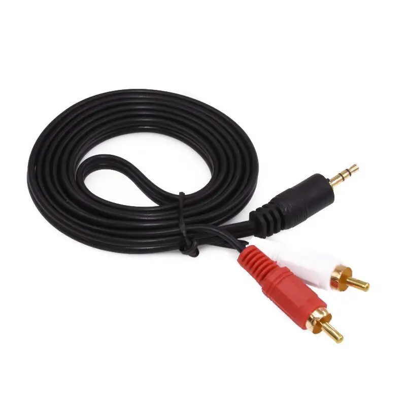 1 Stück Ji Cheng 3,5-mm-zu-Dual-Lotus-3,5-mm-Audiokabel, Ein-zu-Zwei, für MP3-Computerlautsprecher, 1,5 m – Detail 7