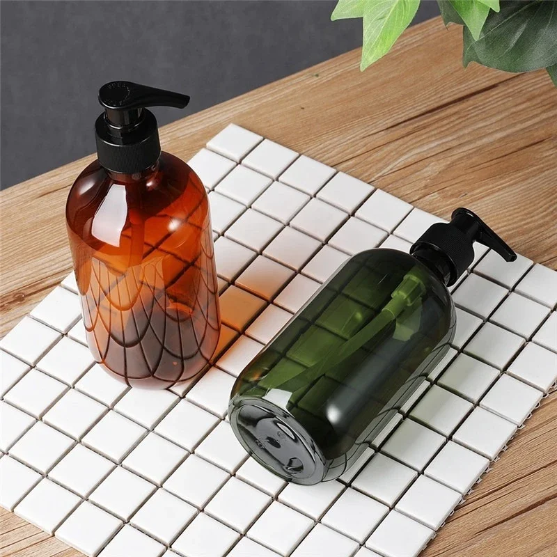 Portable Soap Dispenser Lotion Shampoo Shower Gel Holder 300/500ml Empty Bottle