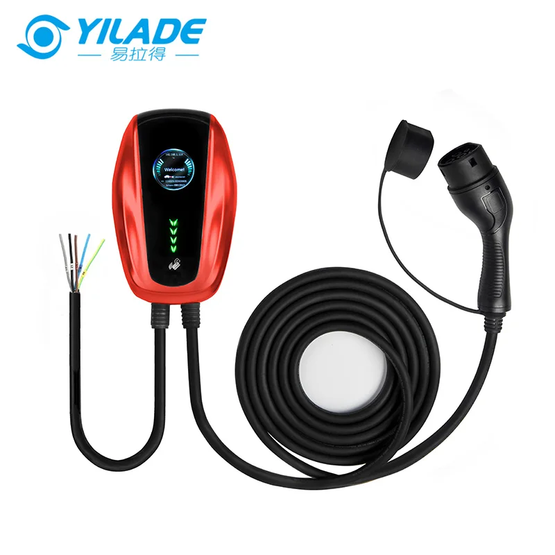 CE Approved EV Charger Type 2 32a 7kw Wallbox Fast Charging Station Ev   For Vehicle