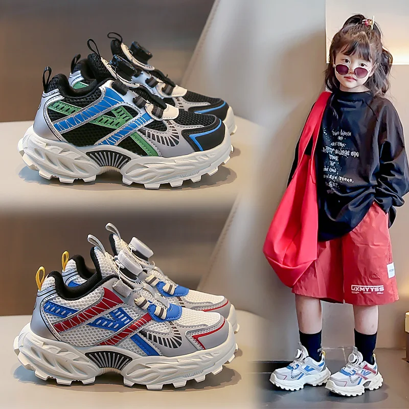 

Модная уличная вулканизированная обувь для девочек, качественная спортивная обувь, детские кроссовки для бега, легкие удобные теннисные кроссовки