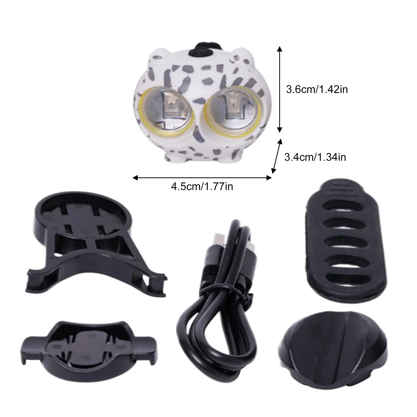 ضوء خلفي للدراجة مدمج لركوب الدراجات، ضوء خلفي ساطع للدراجة مع 5 أوضاع للسفر الليلي والتخييم والتنقل على الطرق والأوساخ #6