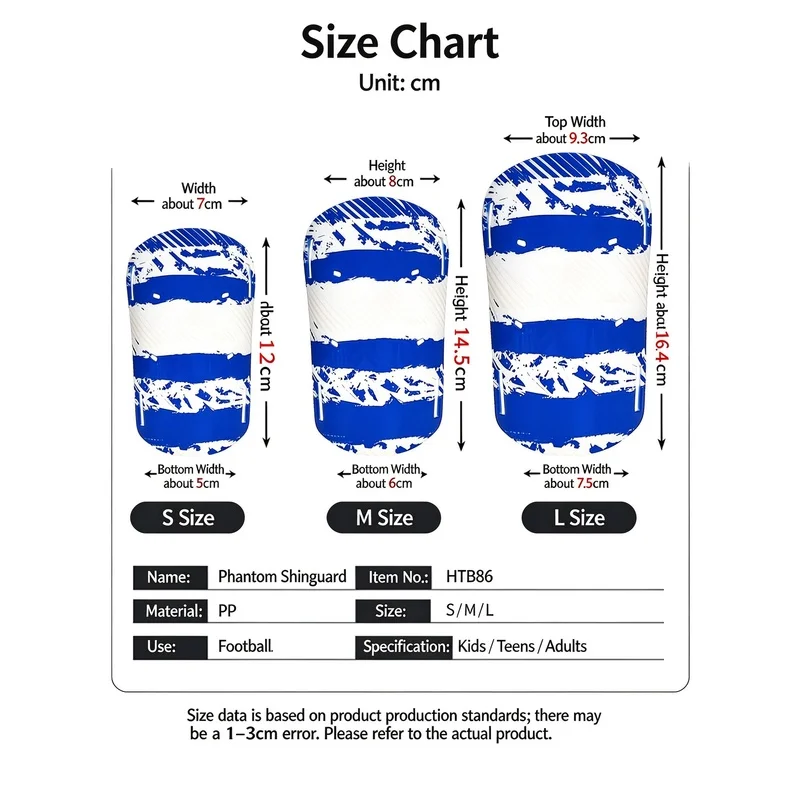 Football Guards, Sports Protective Gear for Kids & Adults, Professional Match Detachable Shin Pads, Calf & Foot Protectors