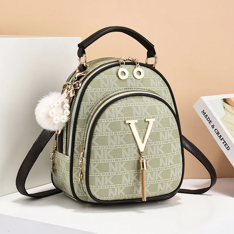 Luxury Brand Designer Women\'S Backpack Fashion New Large Capacity Single Shoulder Crossbody Bag Casual Trend Letter Backpack