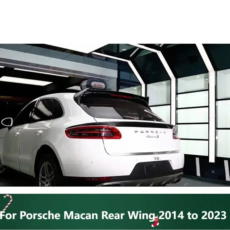 

New！ Carbon Surface Spoiler for Porsche Macan Rear Wing 2014 to 2023 Tail Fin Accessories Transform the Style