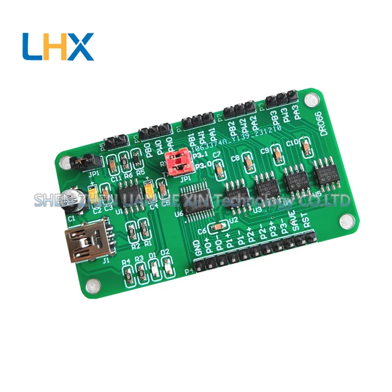 

DR066 four-channel digital potentiometer module potentiometer digital resistance 256-order noise reduction regulation