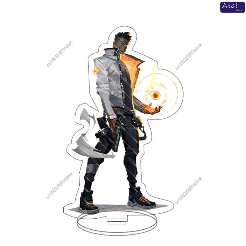 Valorant Acryl-Standfigur, Spielfigur, Schreibtischdekoration, Sammlerstück, Modell, Display, Ornament, Geschenk für Fans