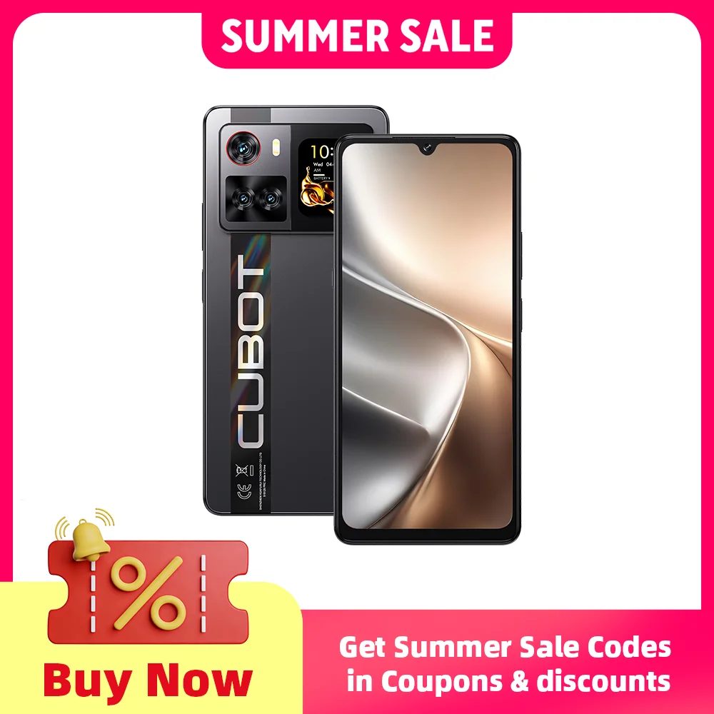 Smartphone 5G Cubot X100, Android 15, Dimensity 7025, 6nm, 2.5GHz,6.88-inch Screen,16GB(8+8),256GB, 64MP Camera, 5100mAh Battery