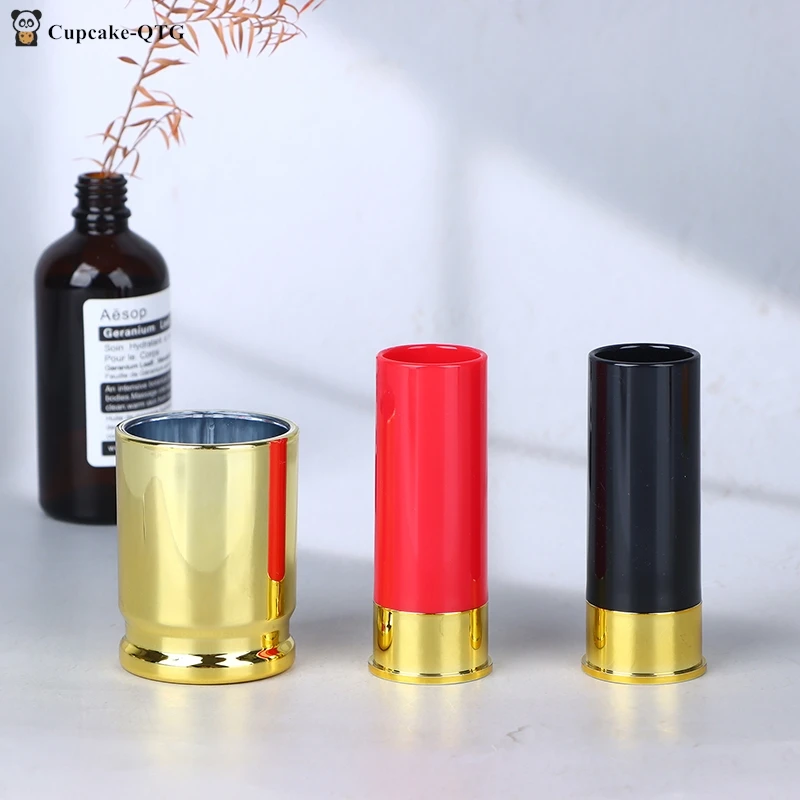 1/4pcs Travel Drink Bottle Bullet Liquid Bottle Plastic Shotgun Bullet Shape Shot Glasses Water Wine Glass Party Drinkware