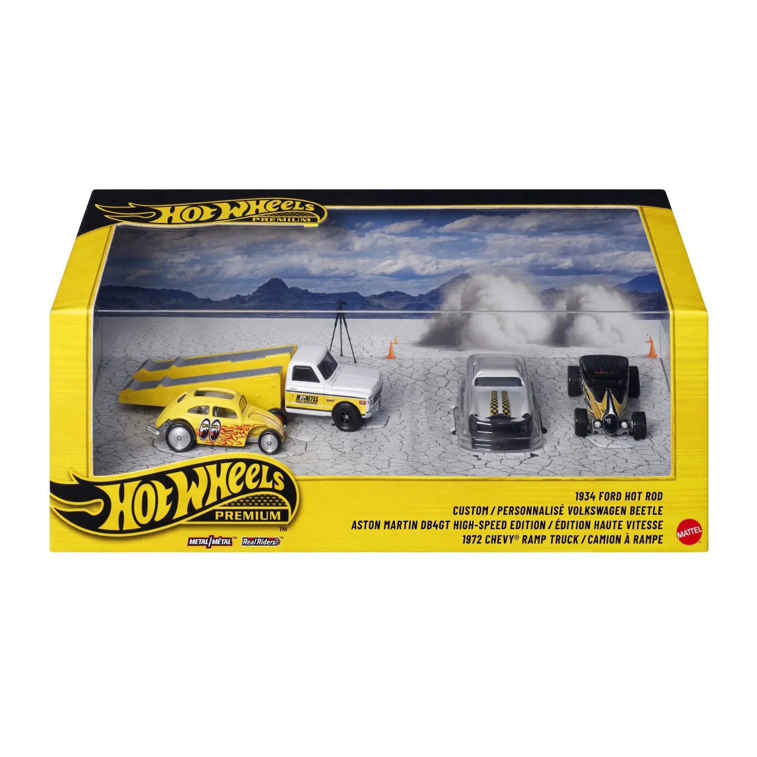 Carrinho de Brinquedo Hot Wheels Premium Original Moomeyes 1/64 Diecast 1934 Ford Hot Rod Custom Personalizado Modelo Volkswagen Beetle Presente