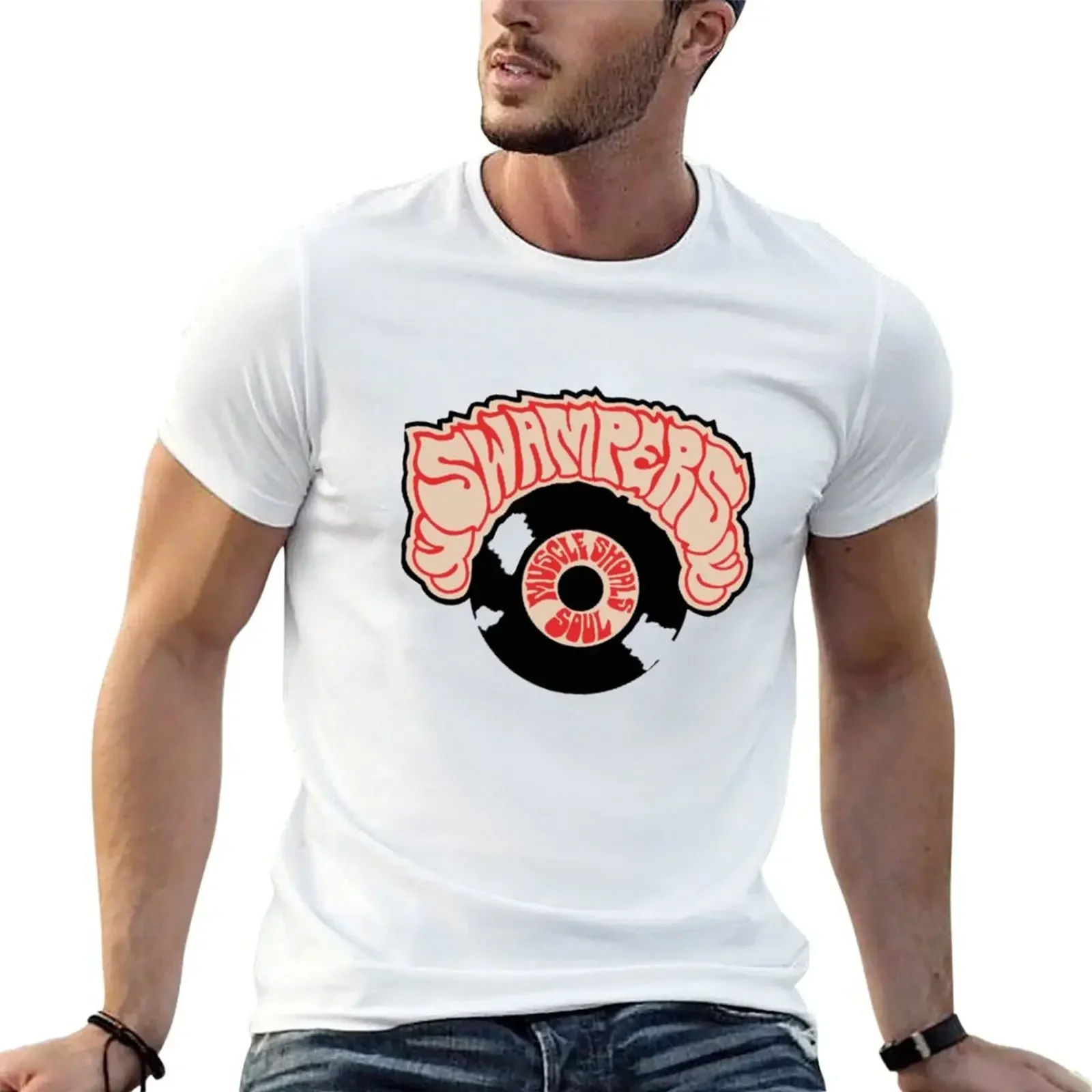 Muscle Shoals Swampers T-Shirt vintage anime shirt oversizeds graphics t shirts for men