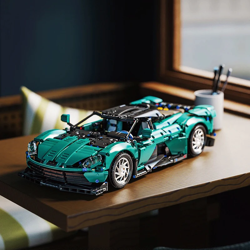 1:10 série técnica esporte carro bloco de construção de alta tecnologia cidade velocidade veículo de corrida modelo tijolo brinquedos para o presente de aniversário do miúdo moc