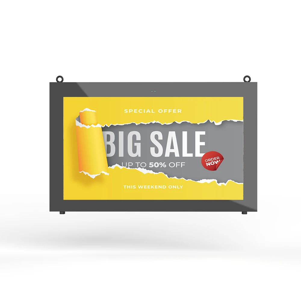 

49-Inch outdoor IP65 wall-mounted display LCD digital signage screen advertising video retail store shopping mall SDK