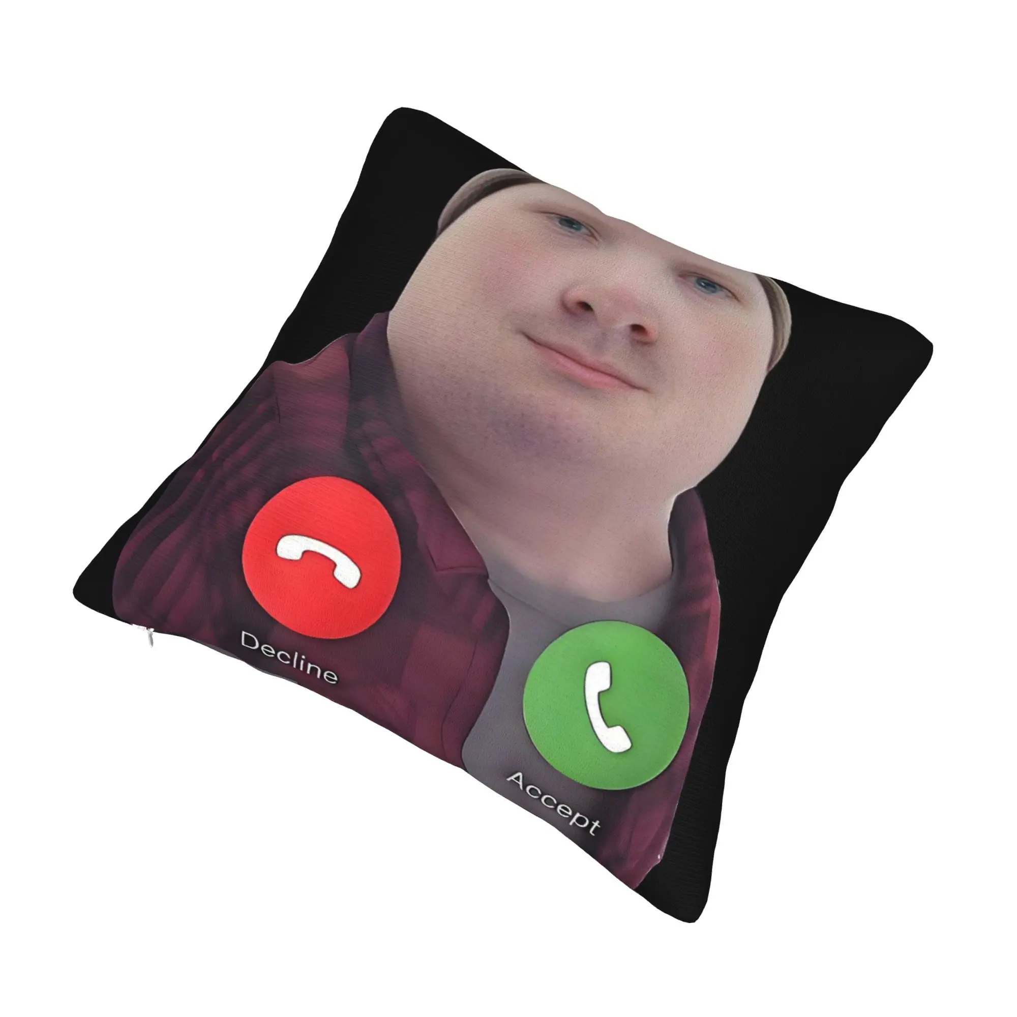 John Pork Internet Cushion Cover  Is Calling Velvet Luxury Pillow Home Decor